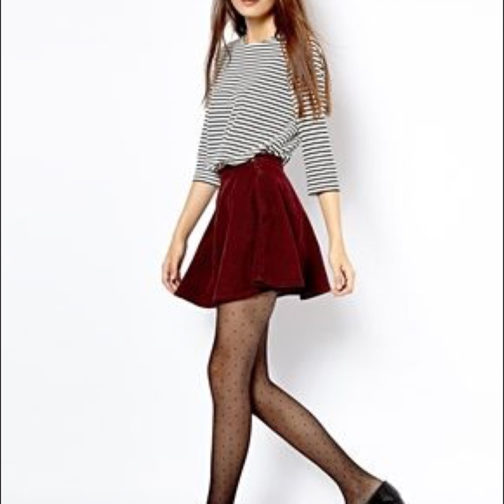 Black American Apparel Circle Skirt